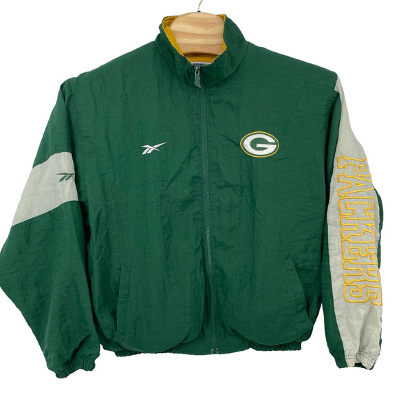 Reebok Other - Vintage 90s NFL Proline Reebok Green bay packers full zip up windbreaker jacket